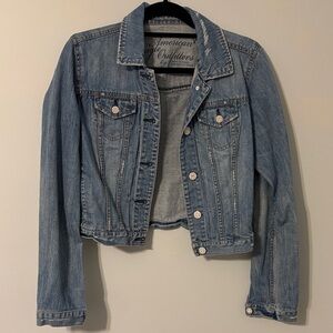 Vintage American Eagle Outfitters Classic Blue Jean Jacket